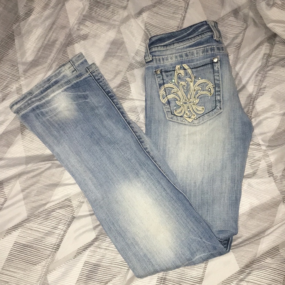 miss Me jeans size 28 light wash